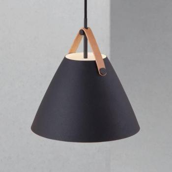 Strap függő lámpa, fekete, Ø 27 cm kép