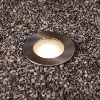 Strata LED padlósüllyesztett lámpa, Ø 12 cm, alumínium, 90°, IP67 kép