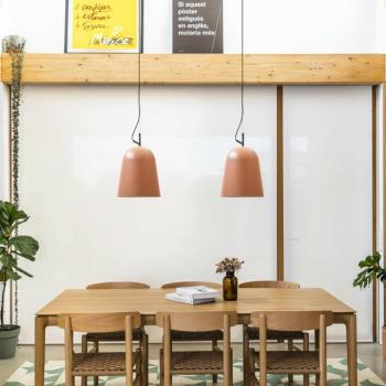 Studio függőlámpa, Ø 29 cm, rózsaszín/fekete, acél kép