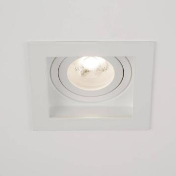 Süllyesztett lámpa Grid One, fehér, 10 x 10 cm, alumínium, GU10 kép