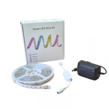 Szett , 5 m RGB-CCT led szalag , vezérlővel , tápegységgel , Bluetooth/WIFI , TUYA kompatibilis , IP65 kép