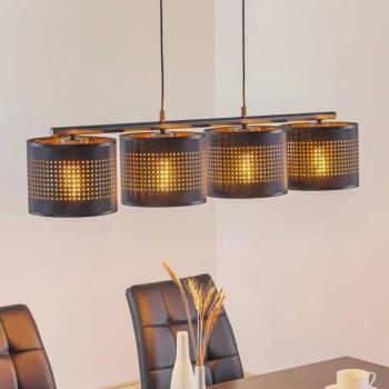 Tago lógó világítás, 4 izzós, fekete/arany kép