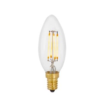 Tala LED izzó, gyertya, E14, 4 W, 2700 K, világos, tompítható. kép
