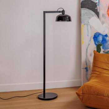 Tatawin állólámpa, fekete, acél/üveg, magasság 148 cm kép