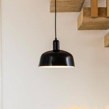 Tatawin függőlámpa, fekete, üveg, Ø 18,4 cm kép