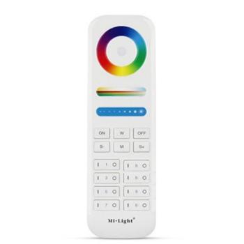 Távirányító , dimmer , RGB + CCT , 8 zónás , rádiófrekvenciás , Miboxer (Mi-Light) , FUT089 kép