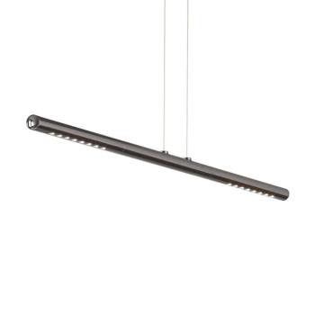 TECNOLUMEN LUM S függőlámpa, 85 cm, füstölt króm kép