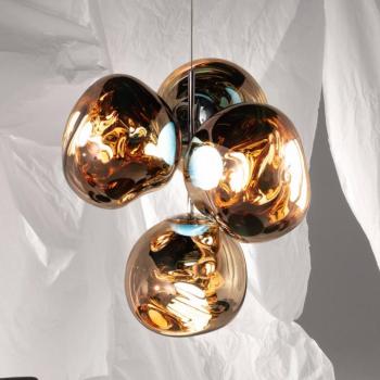 Tom Dixon LED csillár Melt Chandelier, arany színű kép