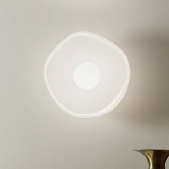 Tom Dixon LED fali lámpa Melt, Ø 50 cm, opál/króm színű kép