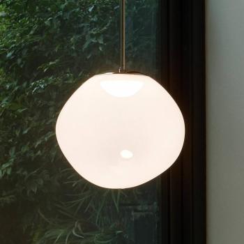 Tom Dixon LED lógó lámpa Melt, Ø 50 cm, opál/arany színű kép
