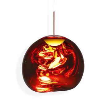 Tom Dixon LED lógó lámpa Melt, Ø 50 cm, réz, műanyag kép