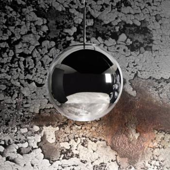 Tom Dixon Mirror Ball LED-es függőlámpa Ø 50 cm króm kép