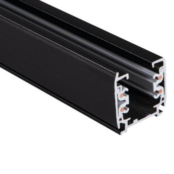 Track light sín , 3 fázisú , 4 pólusú , 2  méter , fekete (tápegység és végzáró nélkül) , Kanlux kép