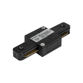 Track light sín adapter , 1 fázisú , 2 pólusú , I típus , fekete kép