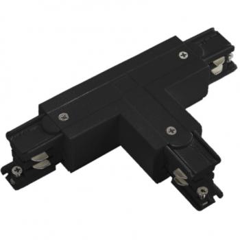 Track light sín adapter , 3 fázisú , 4 pólusú , T típus , fekete kép