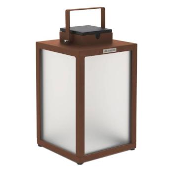 Tradition LED-es napelemes lámpa, corten, magasság 40 cm kép