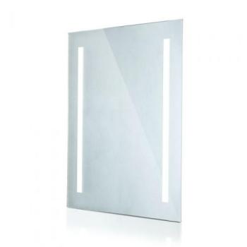 Tükör LED világítással , négyzet , 70 x 50 cm , 35W , párásodásmentes , hideg fehér , IP44 kép