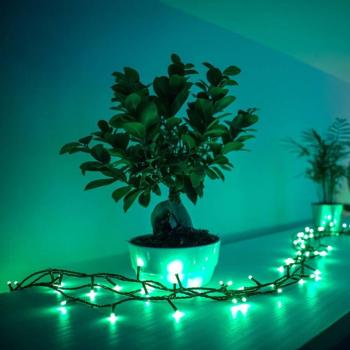 Twinkly RGB tündérfények, fekete, 250 fény 20m kép