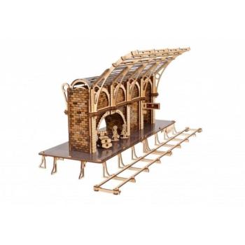 Ugears Ugears 3D fa mechanikus puzzle Harry Potter vonat peron  kép