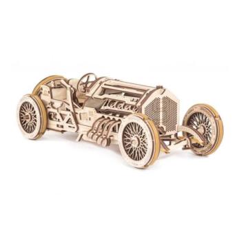Ugears Ugears 3D fa mechanikus puzzle U9 Grand Prix autó  kép