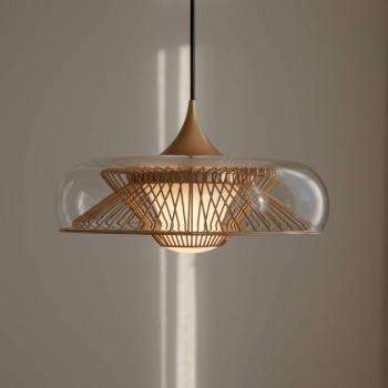 UMAGE Chordis függőlámpa, sárgaréz, acél, üveg, E27 kép