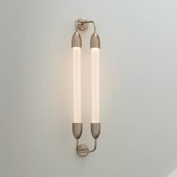 UMAGE fali lámpa Lemon Squeeze 2-lámpás, 94 cm hosszú, sárgaréz kép