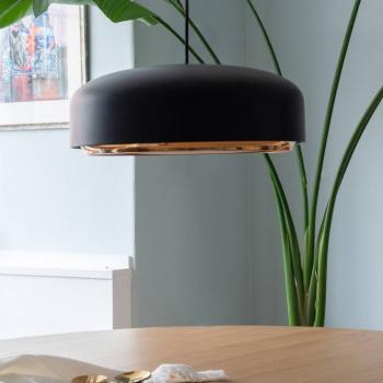 UMAGE Hazel Medium függő lámpa, fekete, Ø 40 cm kép