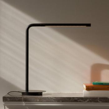UMAGE LED-es asztali lámpa Omni, fekete Magasság 46 cm Forgatható fém kép
