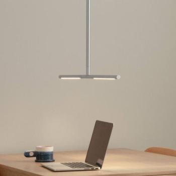 UMAGE LED lógó világítás Omni, acél színű, 2 izzós, 74 cm kép