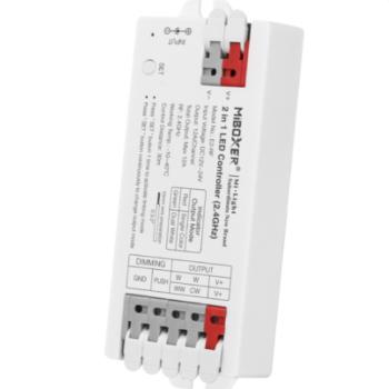 Univerzális csoport (zóna) vezérlő , 2in1 , monokróm/ CCT , group control , gyorscsatlakozóval , SMART , Miboxer (Mi-Light) , E2-RF kép