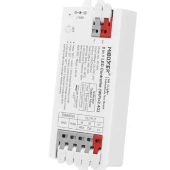 Univerzális csoport (zóna) vezérlő , 2in1 , monokróm/ CCT , group control , gyorscsatlakozóval , wifi , TUYA , SMART , Miboxer (Mi-Light) , E2-WR kép
