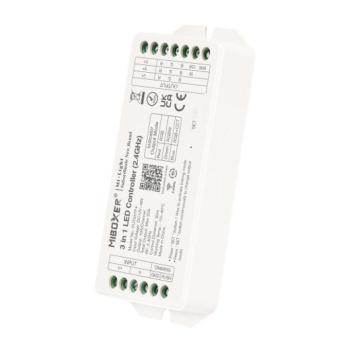 Univerzális csoport (zóna) vezérlő , 3in1 , RGB /RGBW /RGB-CCT , dimmelhető , group control , SMART , Max 20A , RF , Miboxer (Mi-Light)  , FUT037P+ kép