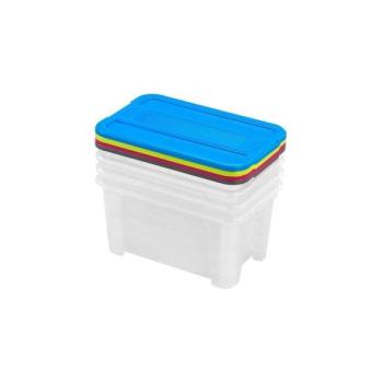 UTC 4 db TEX BOX tárolódoboz, 4,5 l, szett  kép