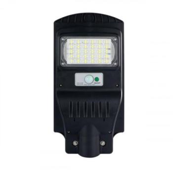 Utcai LED lámpatest  , napelemes ,  10 Watt , hideg fehér , IP65 kép