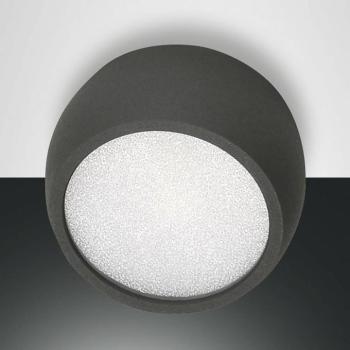 Vasto LED-es LED-es lefelé világítótest, antracit, Ø 8 cm, 120°, alumínium kép