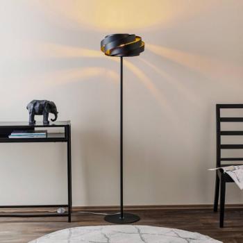 Vento állólámpa, fekete, fém, E27, Ø 40 cm kép