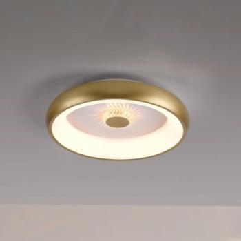 Vertigo LED mennyezeti lámpa, CCT, Ø 46,5 cm, sárgaréz kép