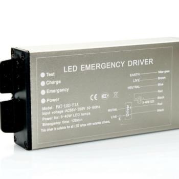 Vészvilágítás meghajtó , inverter LED panelekhez (3-60 Watt) , FAT-LED-F1A kép