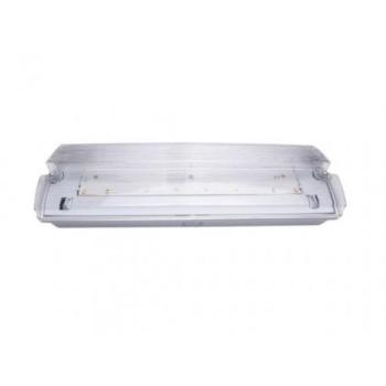 Vészvilágítás , oldalfali biztonsági és irányfény , LED lámpa , 3 Watt , 3 óra , IP65 kép