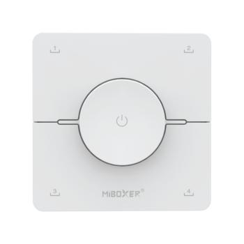 Vezeték nélküli , elemes , fali , tekerhető , dimmer , tavirányító , mágneses , 2.4GHz , rádiófrekvenciás , dimmelhető , CCT , fehér , Miboxer (Mi-Light)  , K0 kép