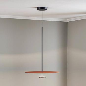 Vibia Flat LED függő lámpa 1 i. Ø 55 cm terrakotta kép