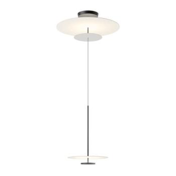 Vibia Flat LED függő lámpa 3 i. Ø 90 cm szürke L1 kép