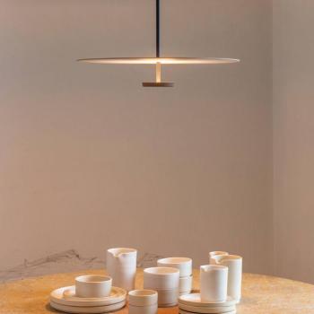Vibia Flat LED függő lámpa e. i. Ø 55 cm szürke L1 kép