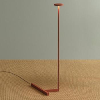 Vibia lapos LED állól. magassága 100 cm terrakotta kép