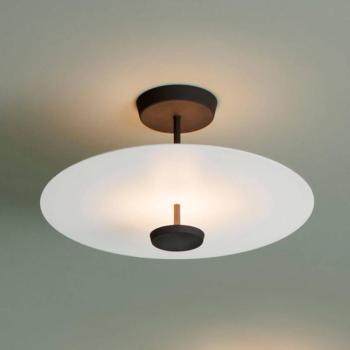 Vibia lapos LED lámpa 2-égő Ø 55 cm fehér kép