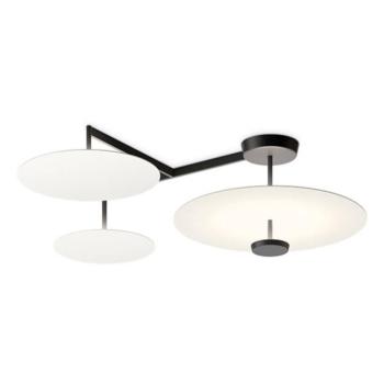 Vibia lapos LED lámpa 4-égő Ø 55 cm fehér kép