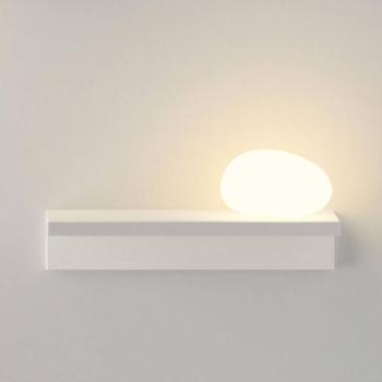 Vibia LED fali világítás Suite, kő jobb oldali, fehér, 14 cm kép