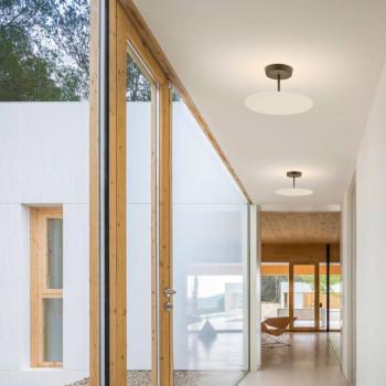 Vibia LED mennyezeti lámpa Flat, fehér, Ø 40 cm, DALI dim kép