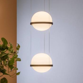 Vibia Palma 3726 LED függő lámpa két izzós, grafit kép