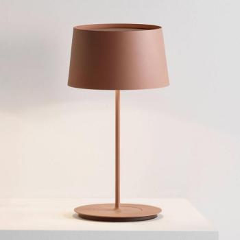 Vibia Warm 4896 asztali lámpa, Ø 22 cm, barna kép